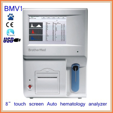 Auto Vet Hematology Analyzer With 8 Inch Touch Screen