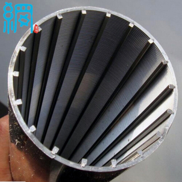Factory Iso9001 Stainless Steel V Shaped Wire Wrapped Screen