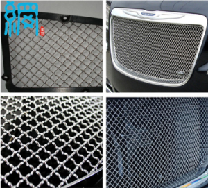 Stainless Steel/Aluminum Woven Wire Mesh For Car Grille