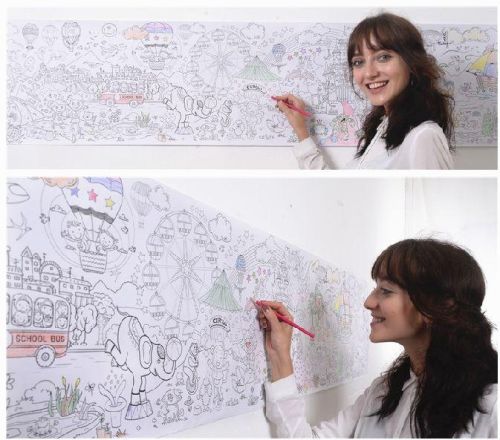 Custom Colouring Book and Coloring Poster For Adults