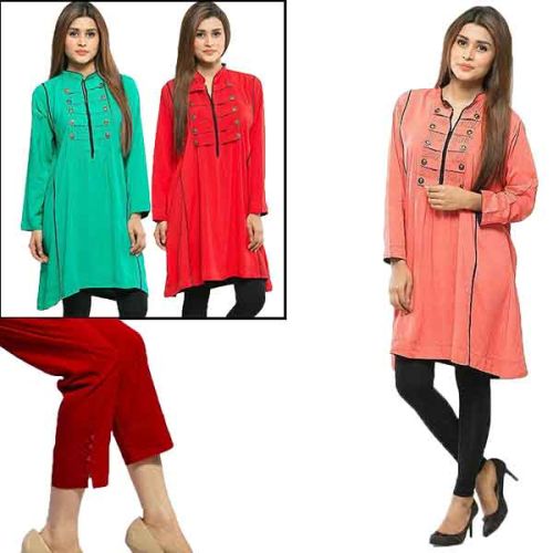 Cotton Flex Ladies Casual Kurtis