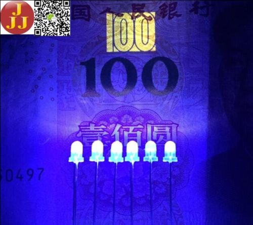 3mm Through Hole Water Clear Lens UV LED