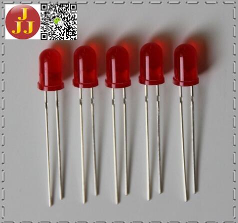 5mm Round Red Light Ultra Brightness Diffused Lens