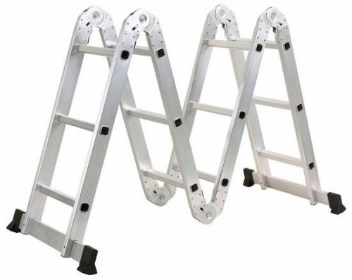 4X3 Aluminum Multi Purpose Folding Ladder (Small Hinge)