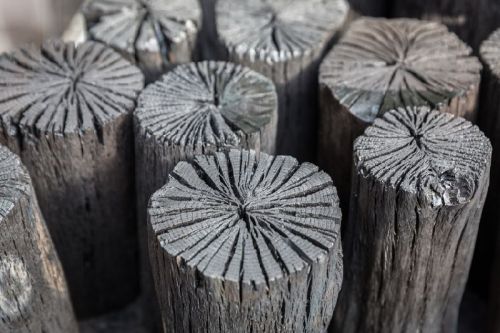 Hardwood charcoal, Shape : Lumps