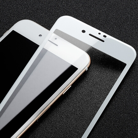 HD White Tempered Glass For iPhone 8 Plus