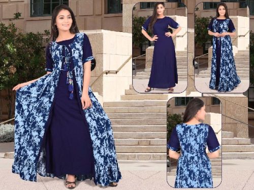 Plain Cotton Long Kurtis, Size : M, XL, XXL