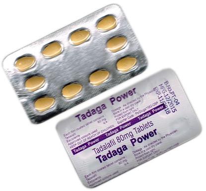 Tadaga Power (Tadalafil) 80 Mg Tablets