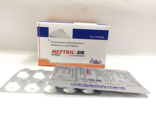 MEFENAMIC ACID & DROTAVERINE Tablets, Feature : High Solubility