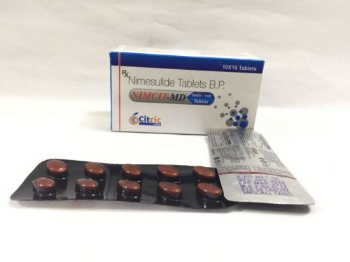 Nimesulide, Packaging Size : 10x10 Tablets