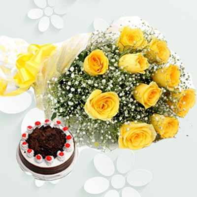 Yellow Roses Bouquet