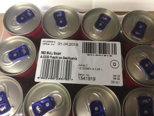 Red Bull (24x250 Ml) English Text (Made Austria)