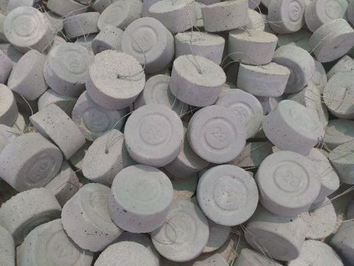 Square Concrete Cover Block, Color : Grey