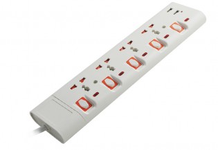 Extension Socket With USB Port