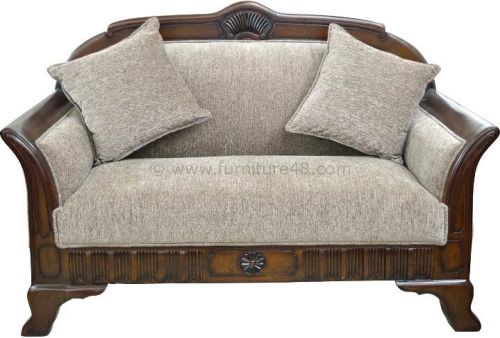 Premium Fabric Urban Teak Sofa, Color : Dark Gray Color