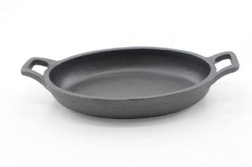 Cast Iron Fry Pan, With Vegetable Oil Coating