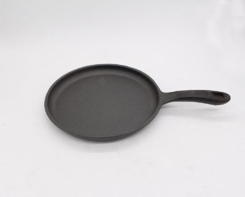 Round Cast-iron Griddle With Sturdy Handle