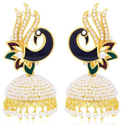 Sukkhi Modern Peacock Gold Plated Earring For Women