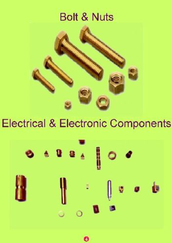 Brass Nuts Bolt, Electronic Components, Standard : ISO, ASME