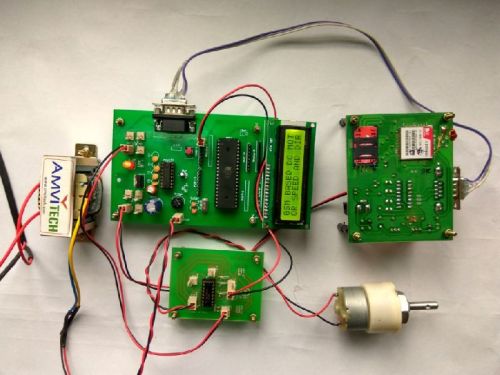 GSM Based DC Motor Speed And Direction Control