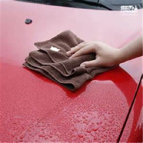 Fast Drying Blue Microfiber Cleaning Car Towel