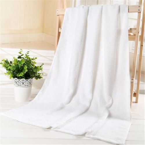 White Hotel Microfiber Bath Towel