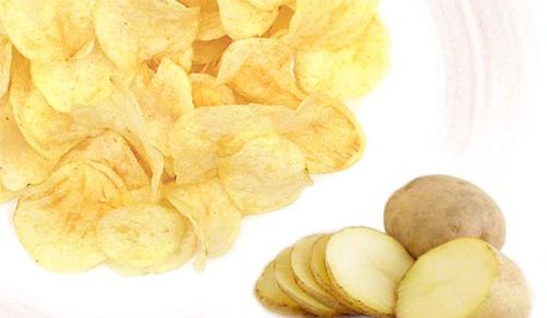 Potato chips, Style : Slice