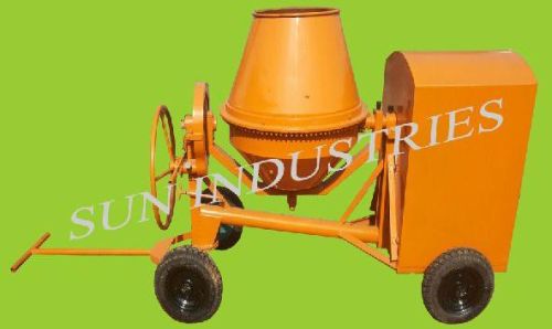 Concrete Mixer Without Half Full Bag