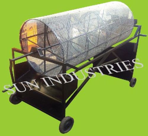 Rotary Type Electric Sand Screening Machine, Power : 2HP Single 0 Motor 4HP Engine