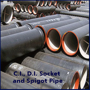 C I D I Socket and Spigot Pipe