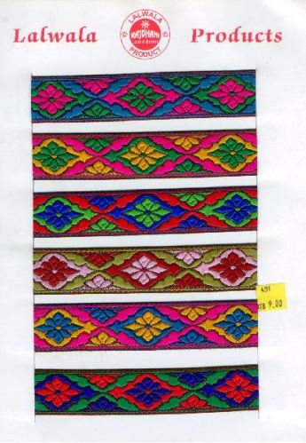 Cotton Phulkari Laces, For Fabric Use, Feature : Easily Washable, Good Quality