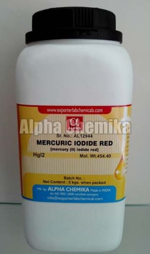 Mercuric Iodide Red Ar, CAS No. : 7774-29-0