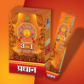 Pradhan 3 In 1 Incense Sticks