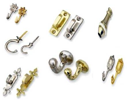 Brass Curtain Hooks