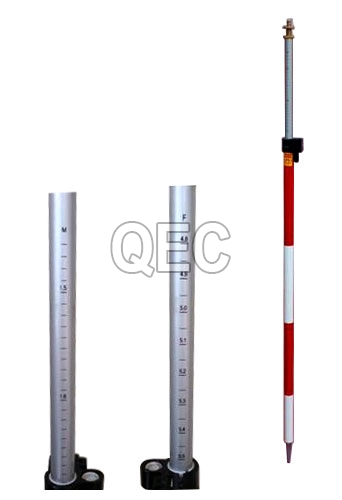 Aluminium Survey Prism Pole, Length : Max 2.6 Meters