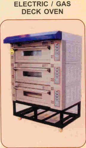 Stainless Steel Deck Oven, Power Source : Electric Gas