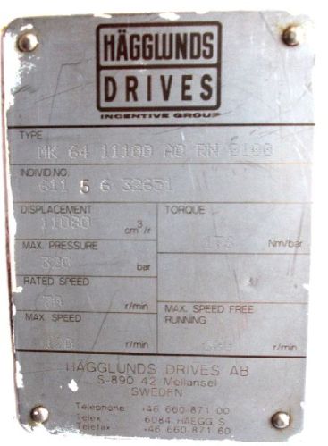 HYDRAULIC MK64 LUFFING MOTOR For Sale