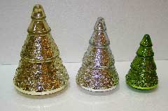 Glass Christmas Tree, Packaging Type : Multicoloe