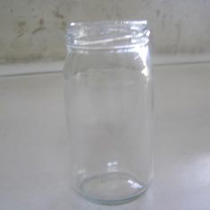Round Glass Food Jar for Storage