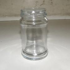Glass Storage Jar, Shape : Round