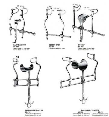 Polished Metal Abdominal Retractor, For Hospital, Clinic, Packaging Type : Plastic Packet