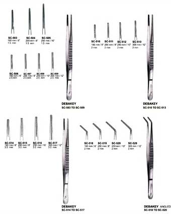 Stainless-Steel Atrauma Tissue Forceps, For Clinical Use, Hospital Use, Feature : High Quality, High Tensile