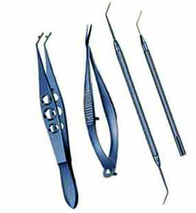 Polished Titanium Surgical Instrument Set, Packaging Type : Plastic Packet