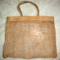 INDARSEN SHAYMLAL COTTON Natural Jute Net Bag