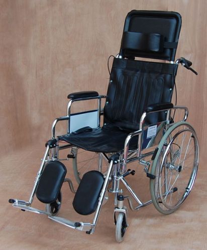 Wheel Chair Folding Recline Back Super Dlx