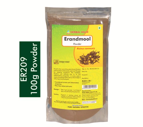 Erandmool Herbal Powder - 100 Gms Powder