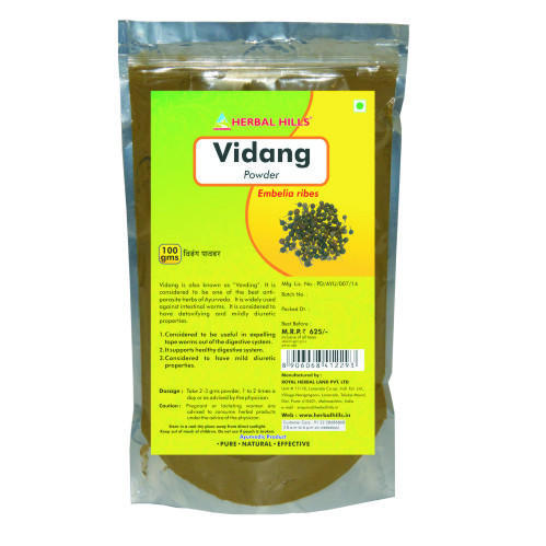 Vidang Herbal Powder - 100 Gms Powder