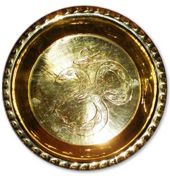 Brass Om Thali, Feature : Religious Appeal, Unmatched Quality