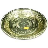 Solid Brass. Brass Thali, Feature : High Durability, Robust Structure, Easy Maintenance, Fine Finish