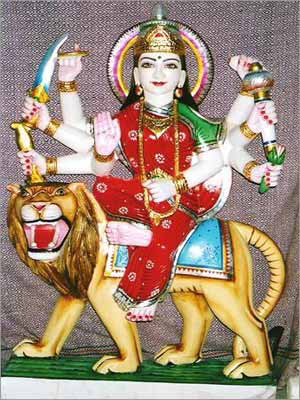 Marble Durga Ji Statues